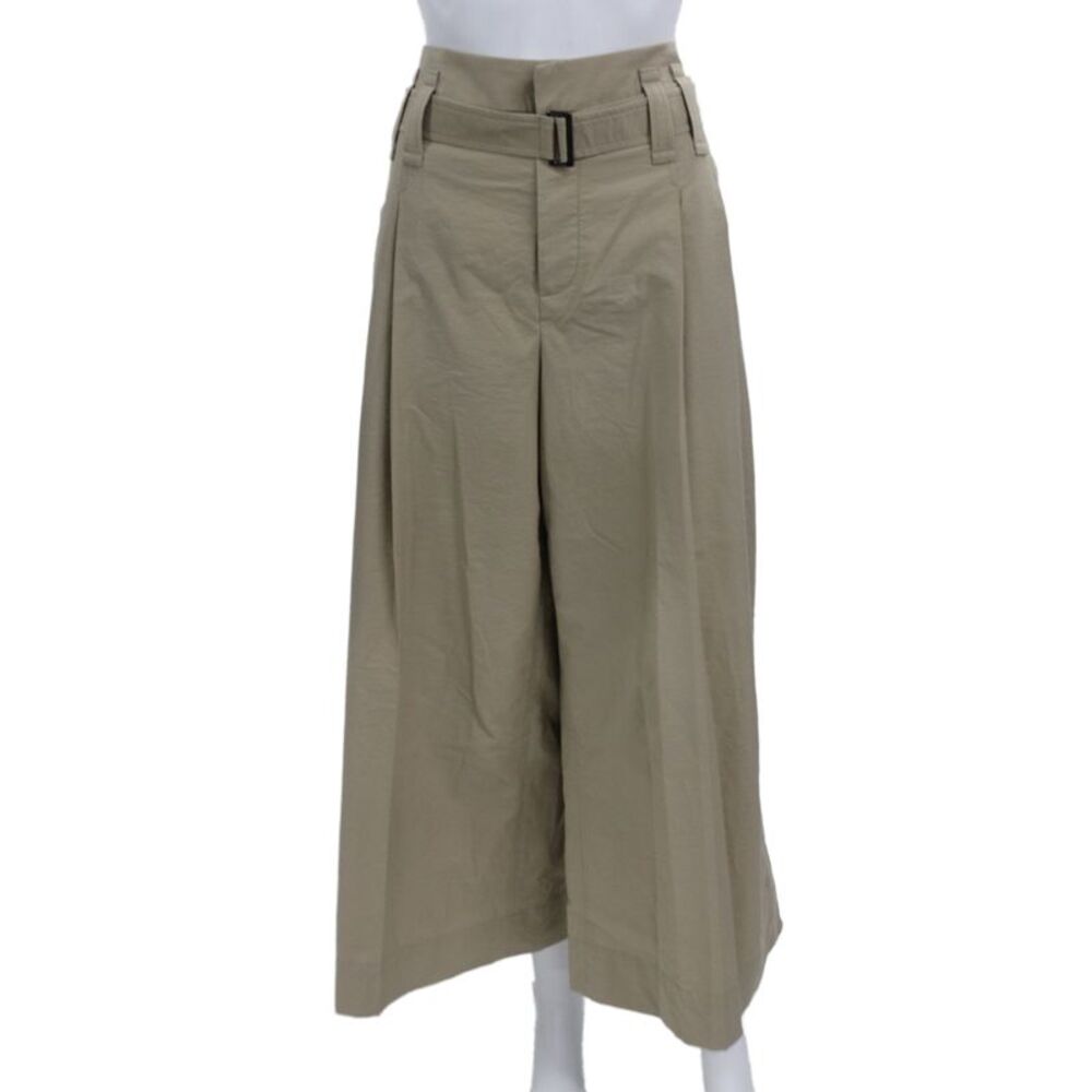 Brunello Cucinelli Women Chino Pants Beige Buckle Size 8